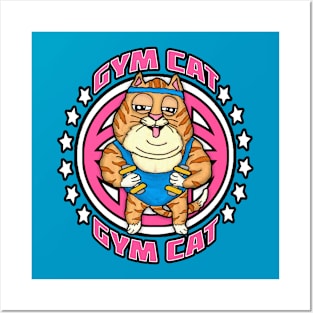 GYM CAT Posters and Art